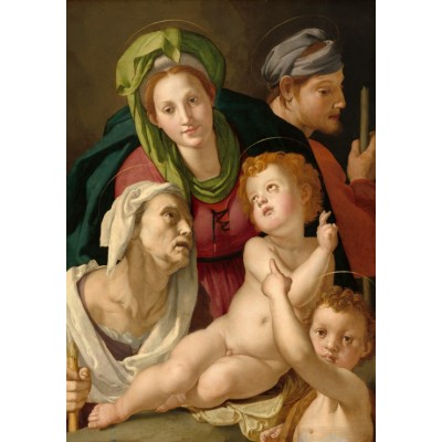 Puzzle Grafika-F-32810 Agnolo Bronzino: The Holy Family, 1527/1528