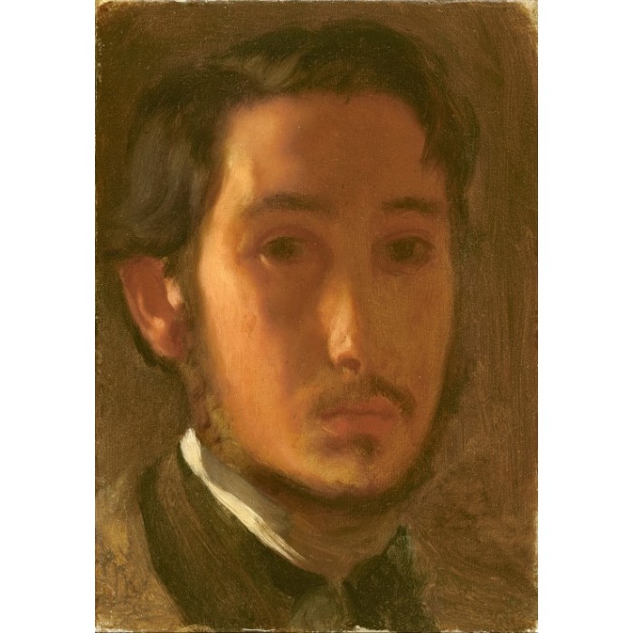 Edgar Degas: Self-Portrait with White Collar, 1857