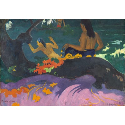 Puzzle Grafika-F-32852 Paul Gauguin: Fatata te Miti (By the Sea), 1892