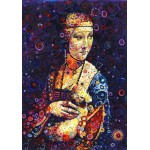 Puzzle  Grafika-F-33254 Leonardo da Vinci: Lady with an Ermine, by Sally Rich