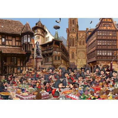 Puzzle Grafika-F-33431 L'Alsace