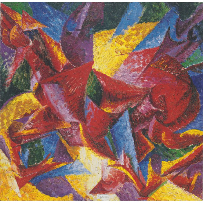 Puzzle  Grafika-F-33446 Umberto Boccioni: Forme plastiche di un Cavallo, 1914