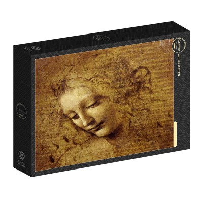 Puzzle Grafika-F-33545 Leonardo da Vinci: Gesicht der Giovane Fanciulla, 1508