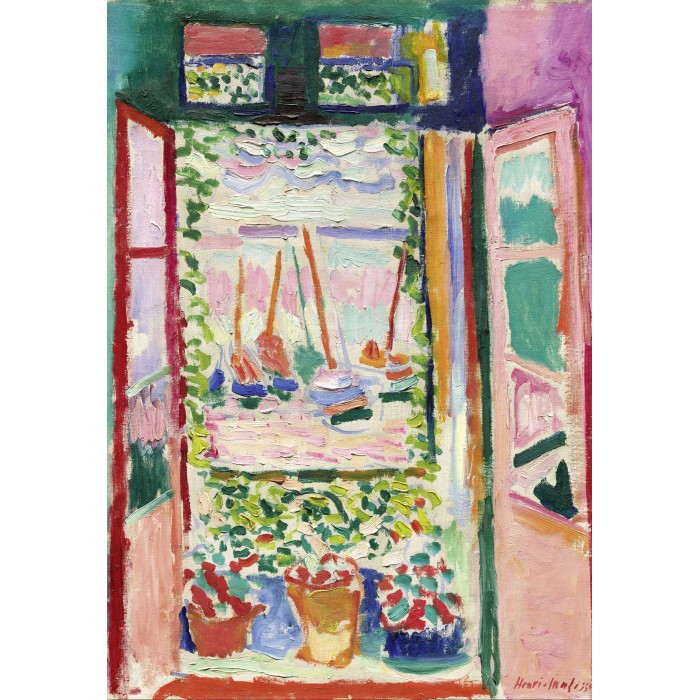 Puzzle  Grafika-F-33657 Offenes Fenster, Collioure