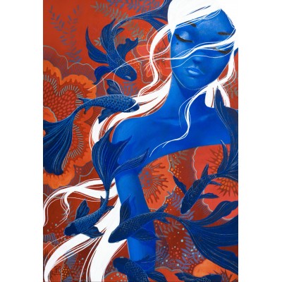 Puzzle Grafika-F-33680 Macht der Fische