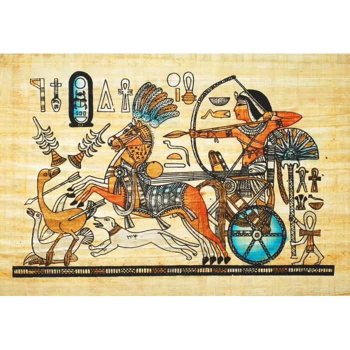 Puzzle  Grafika-F-33691 Ägyptische Papyrusmalerei