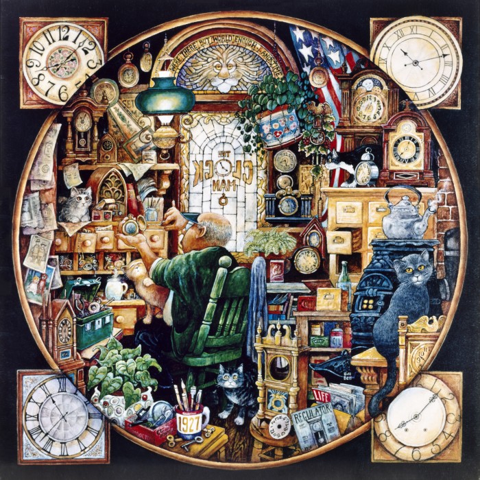 Puzzle  Grafika-F-33697 ... Welt und Zeit
