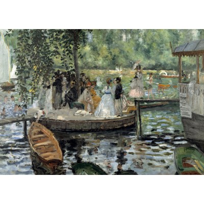 Grafika-F-33706 2 Puzzles - The Art of Auguste Renoir : Le Déjeuner des Canotiers - La Grenouillère