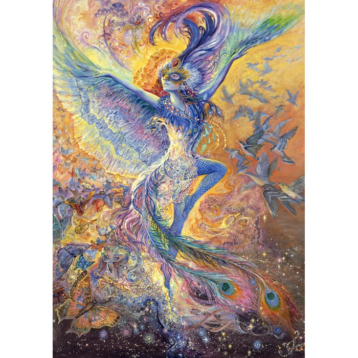 Puzzle Grafika-T-00269 Josephine Wall - Blue Bird