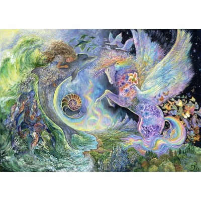 Puzzle Grafika-T-00304 Josephine Wall - Magical Meeting