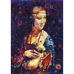 Puzzle  Grafika-T-00887 Leonardo da Vinci: Lady with an Ermine, by Sally Rich