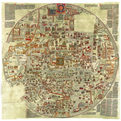 Puzzle Grafika-T-02224 Ebstorfer Weltkarte, 12. Jahrhundert