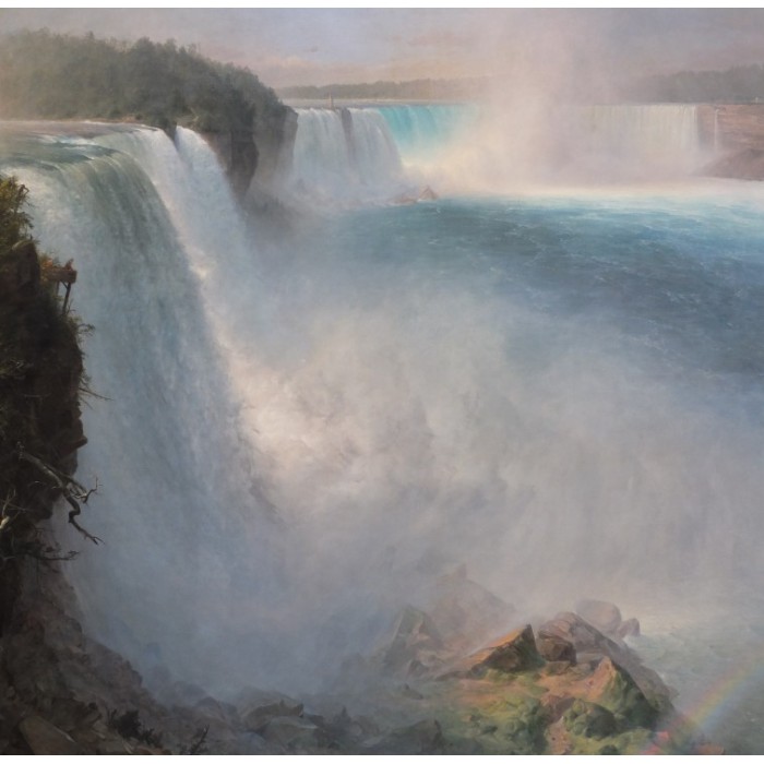 Puzzle Grafika-T-02229 Frederic Edwin Church: Les Chutes du Niagara - Côté Américain, 1867