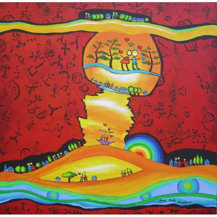 Puzzle Grafika-T-02259 Anne Poiré & Patrick Guallino: Epanouissement coloré