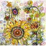 Puzzle  Grafika-T-02387 Sally Rich - Sunflowers