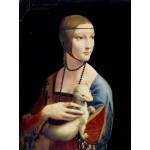 Puzzle   Leonardo da Vinci: Dame mit dem Hermelin, 1489-1490