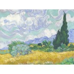 Puzzle   Van Gogh Vincent: Champ de Blé avec Cyprès, 1899