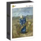 Vincent van Gogh: Bäuerin beim Strohschneiden (nach Millet)