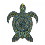  Harmandi-Puzzle-Creatif-90024 Holzpuzzle - Die Tropische Schildkröte