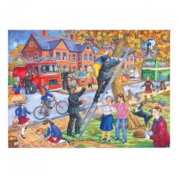 Puzzle  House-Of-Puzzles-HP0578 XXL Teile - Miss Kittys Rettung
