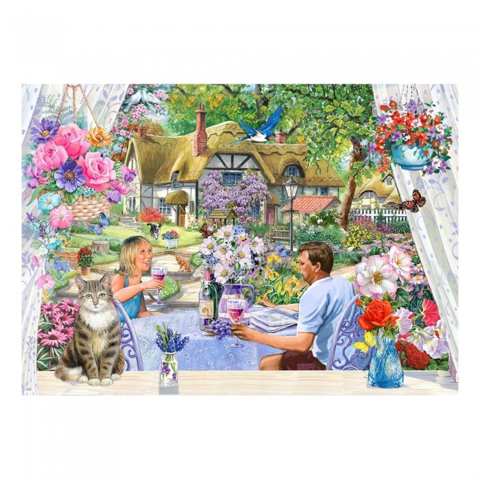 Puzzle  House-Of-Puzzles-HP0611 XXL Teile - Den Garten Genießen