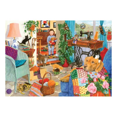 Puzzle House-Of-Puzzles-HP0702 Chaotische Kätzchen