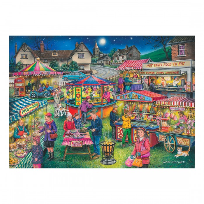 Puzzle  House-Of-Puzzles-HP0762 XXL Teile - Dorffest