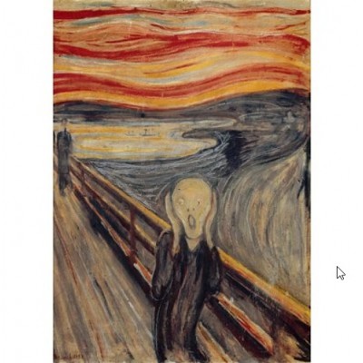 Puzzle Impronte-Edizioni-136 Edvard Munch - Der Schrei