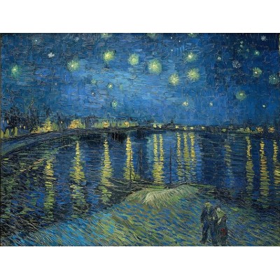 Puzzle Impronte-Edizioni-251 Vincent Van Gogh - Sternennacht