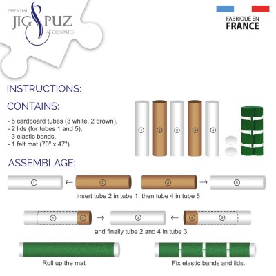 Jig-and-Puz-80004 Puzzlematte für 300 - 6000 Teile
