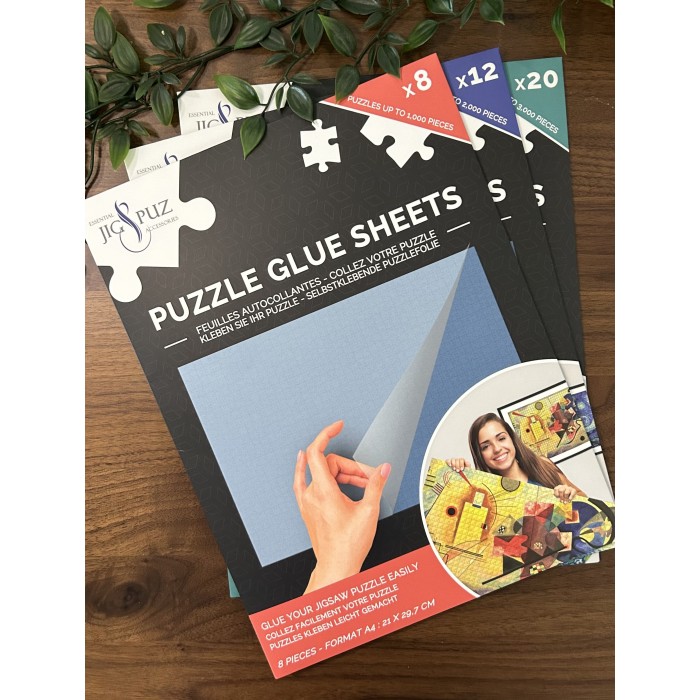 Jig-and-Puz-80006 Puzzle-Klebefolie für 1000 Teile