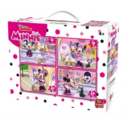 King-Puzzle-05254 4 Puzzles - Minnie