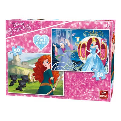 King-Puzzle-05416 2 Puzzles - Disney Princess