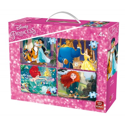 King-Puzzle-05508 4 Puzzles - Disney Princess