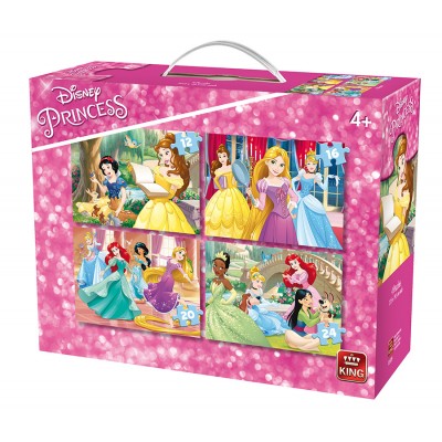 King-Puzzle-05509 4 Puzzles - Disney Princess