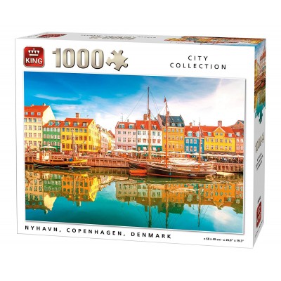 Puzzle King-Puzzle-05704 Nyhavn, Kopenhagen, Dänemark