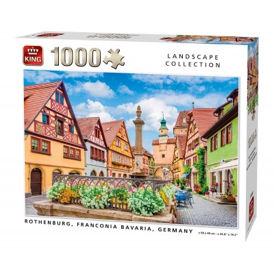 Puzzle King-Puzzle-55883 Rothenburg ob der Tauber