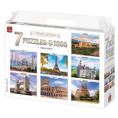 King-Puzzle-55929 7 Puzzles - 7 Wonders of Europe