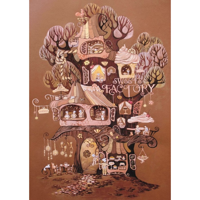 Puzzle Magnolia-3450 Sweets Factory