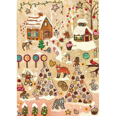 Puzzle Magnolia-4106 Lebkuchen-Wunderland