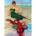 Puzzle   Vintage Images - Lobster Serenade