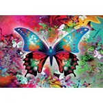 Puzzle   Colorful Butterfly