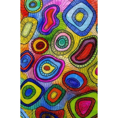 Puzzle Nova-Puzzle-41016 Bunte Blasen