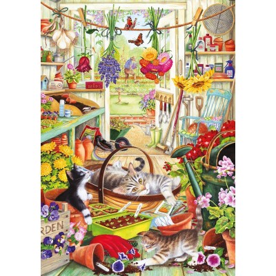 Puzzle Otter-House-Puzzle-75371 XXL Teile - Allotment Kittens