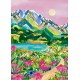 Sonnenaufgang über den Alpen
