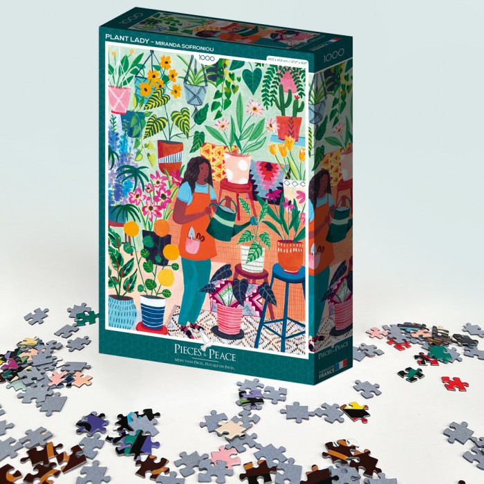 Puzzle  Pieces-Peace-F-00090 Pflanzen-Lady