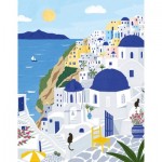 Puzzle  Pieces-Peace-F-00094 Santorini