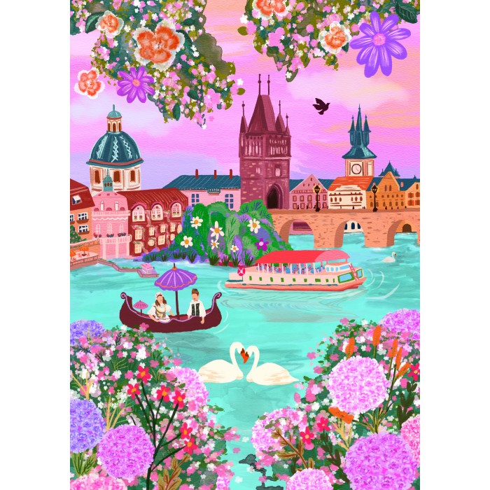 Puzzle  Pieces-Peace-F-00212 Prag, Tschechische Republik