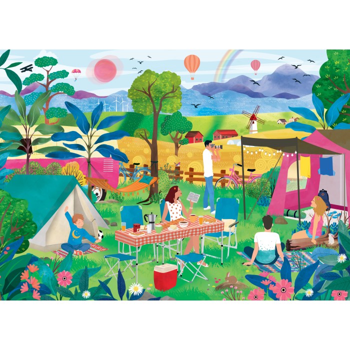 Puzzle  Pieces-Peace-F-00237 Sommer im Camping