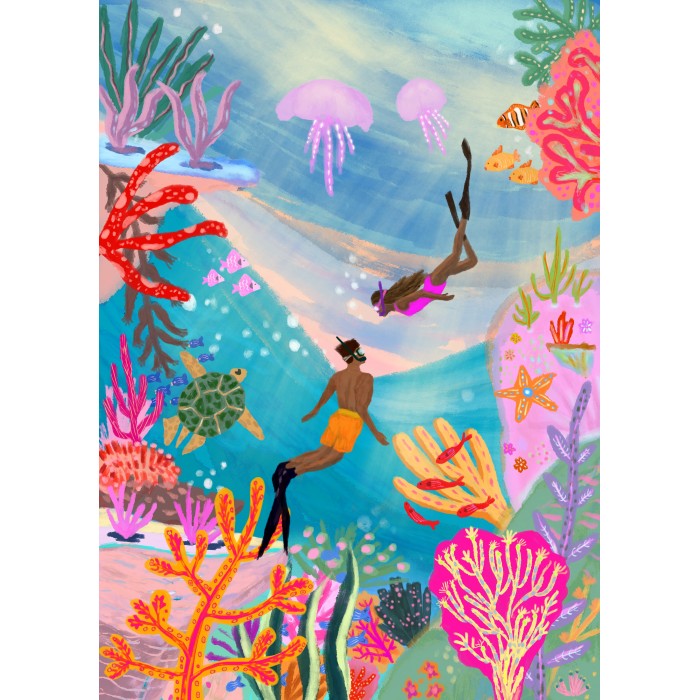 Puzzle   Wildes Schwimmen